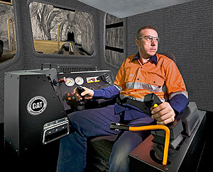 UG360 Simulator with Caterpillar R1700G Underground Loader Conversion Kit