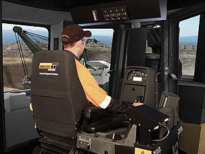 Simulator for the Caterpillar D11T Track Dozer