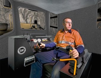 Simulator for Cat® R1700G, R2900G Underground Loaders