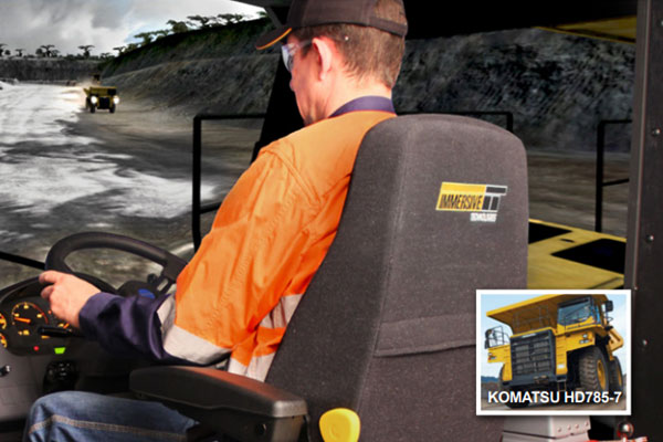 Immersive Technologies - Komatsu HD785-7 Training Simulator