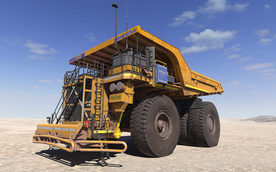 Komatsu 860E-1K Haul Truck