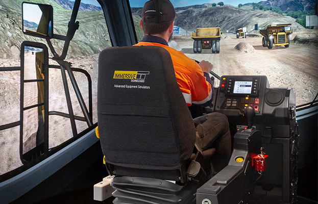 Simulator for Cat® 777E Truck