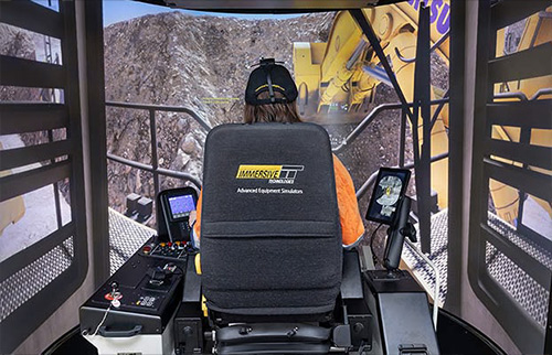 Simulator for Komatsu PC7000-11 Hydraulic Shovel/Excavator (Diesel), PC8000E-6, PC7000E-11 Hydraulic Shovels (Electric)