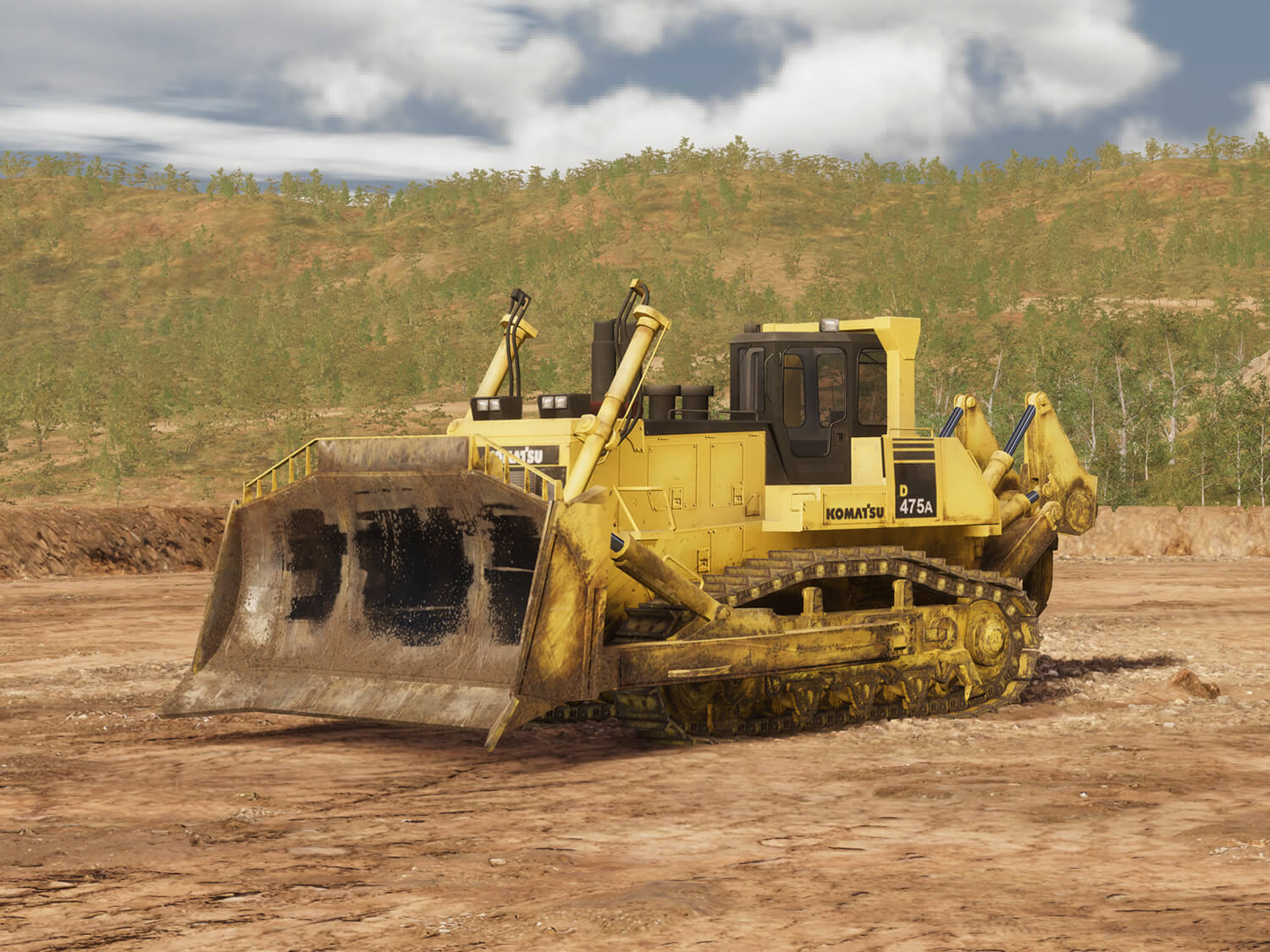 Komatsu D475A-5E0 Hero Shot