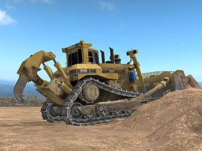 Cat D11R Dozing Training