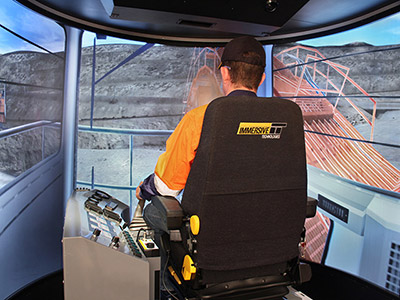 Hitachi EX2500-5 Hydraulic Shovel/Excavator Training Simulator Module on PRO3