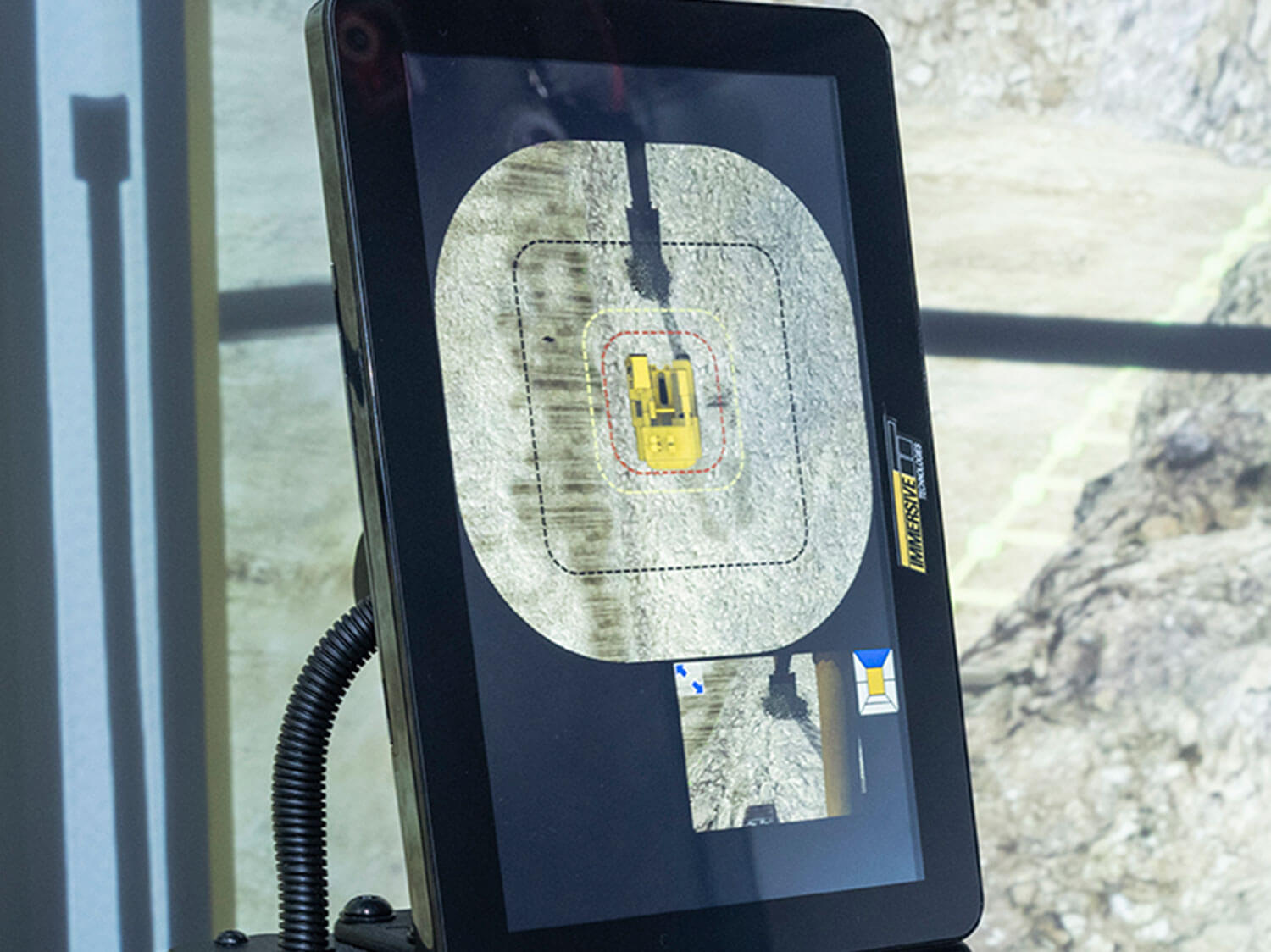 Komatsu PC2000-11 - KomVision developed from Komatsu specifications, building situational awareness within simulation training