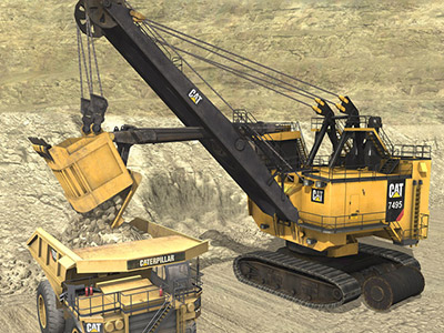 Cat 7495 Dumping Training