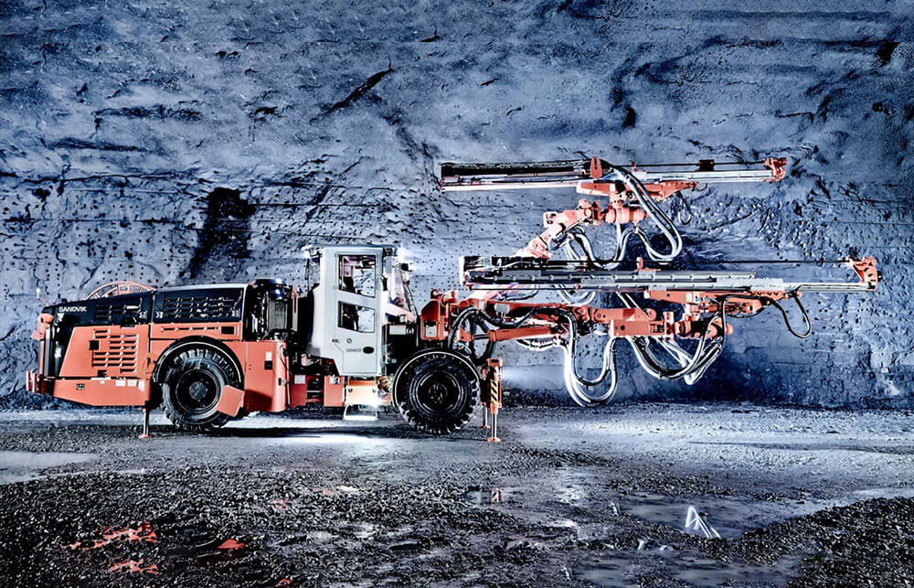 Simulator for Sandvik DD422i (Dual Control) Jumbo Drill