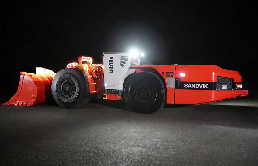 Simulator for Sandvik LH518B Underground Loader