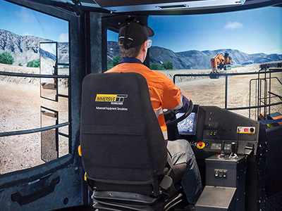 Hitachi EH5000AC-3 Haul Truck (Second Production Cabin) Training Simulator Module on PRO4