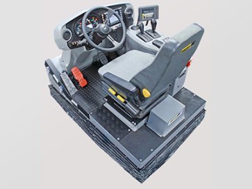 Training Simulator Module for Cat 777G Haul Trucks (Overhead view)