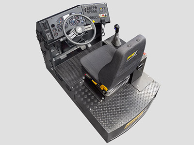 Mack Granite Vocational Light Vehicle Training Simulator Module (Overhead view)