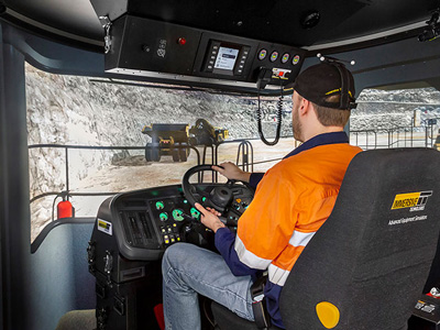 Training Simulator Module for Cat 794 AC Haul Trucks