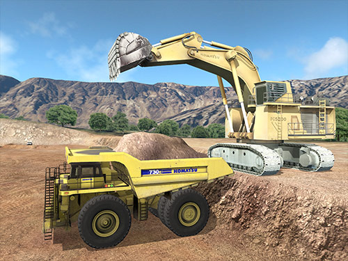 Komatsu 730E-8 - Loading Training