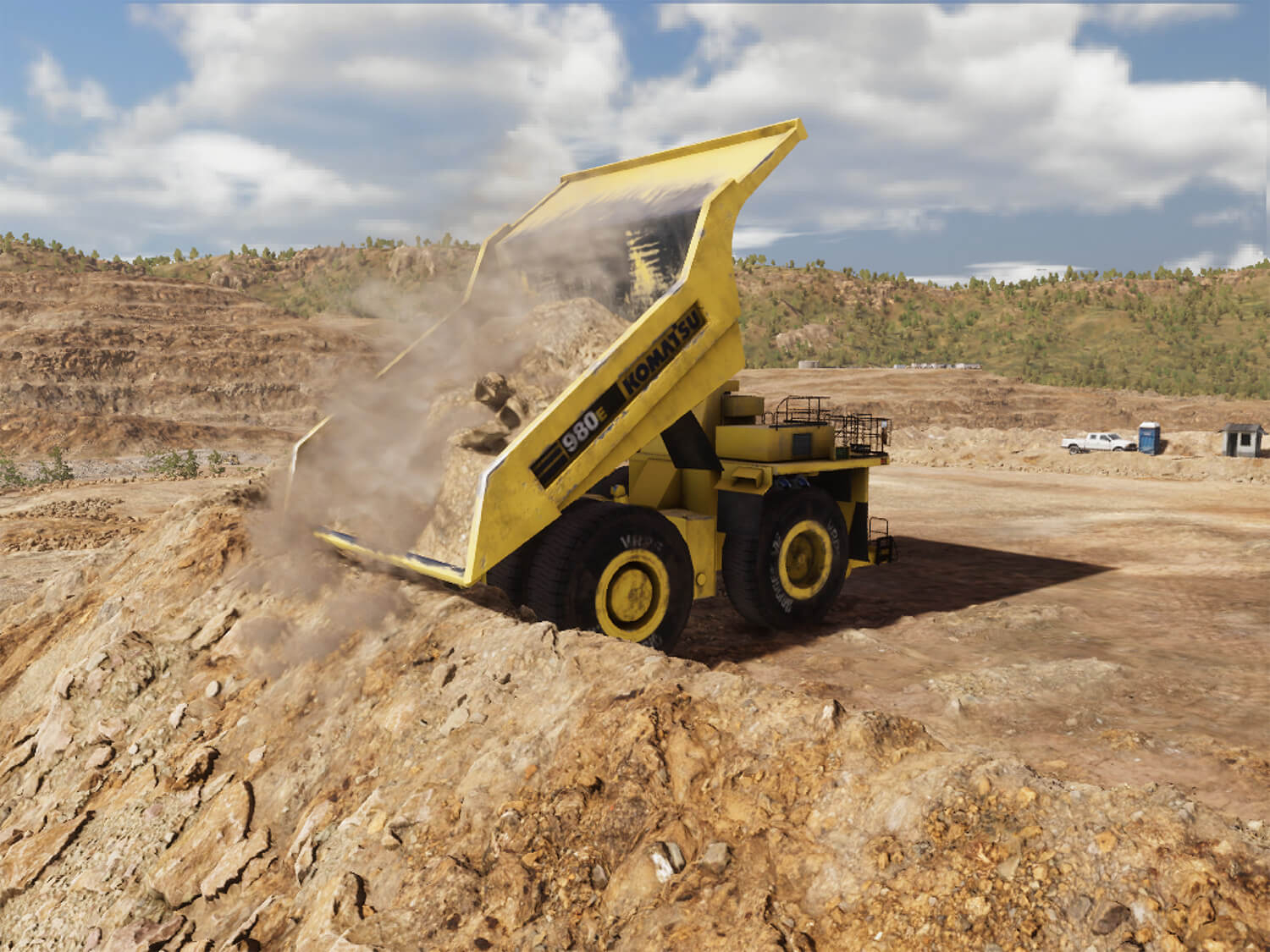 Komatsu 830E-5, 930E-5, 980E-5SE Haul Trucks - Dumping Training