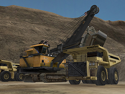 Komatsu 930E Loading Training