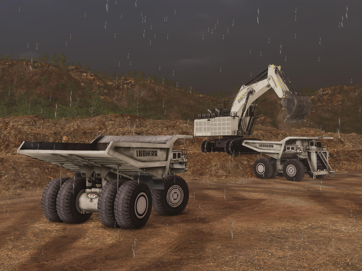 Liebherr T282B Adverse Weather Training