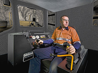 Training Simulator Module for Cat R1700G, R2900G Underground Loaders on IM360