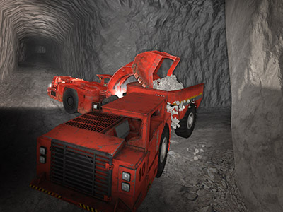 Sandvik LH307 Dumping Training