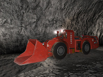 Sandvik LH203 Tramming Training