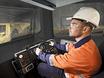 Training Simulator Module for Cat AD45B, AD55B, AD60 Underground Trucks on IM360