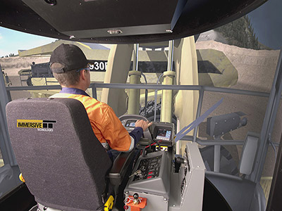 Komatsu WA1200-3 Wheel Loader Training Simulator Module on PRO3