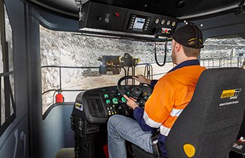 Simulator for Cat® 794 AC Haul Truck