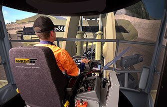 Komatsu WA1200-3 Wheel Loader on PRO3 Simulator