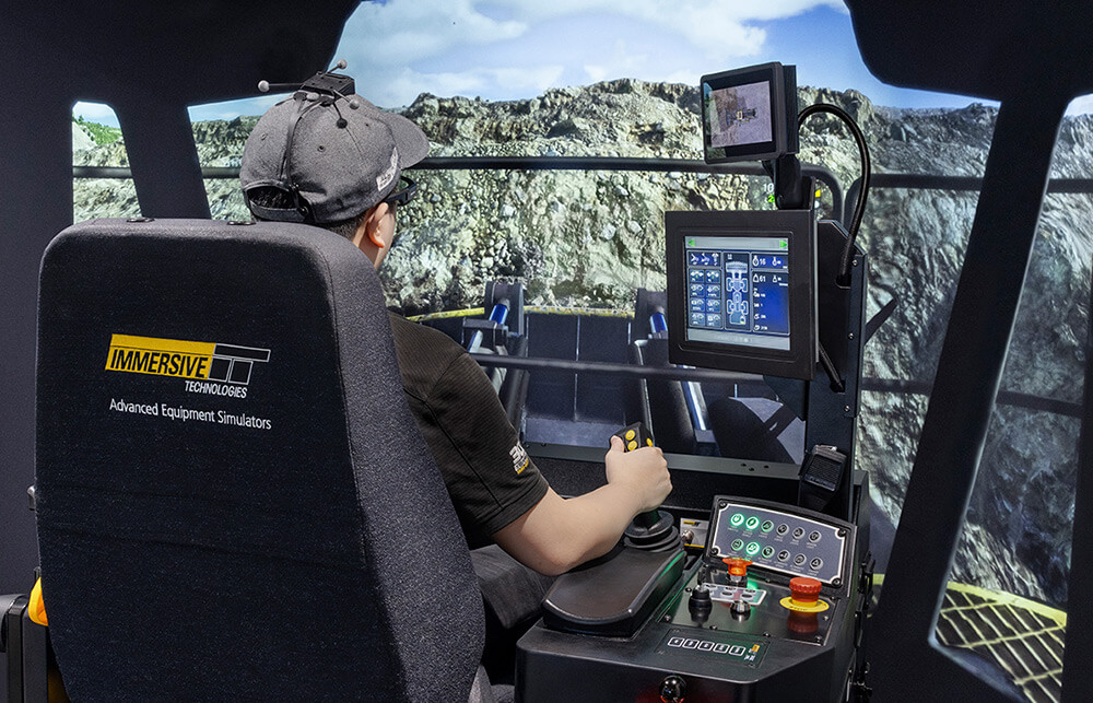 Simulator for Komatsu WE1850-3 Wheel Loader